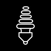 icône de vecteur d'ampoule à économie d'énergie