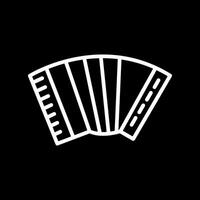 icône de vecteur d'accordéon