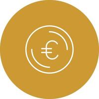icône de vecteur symbole euro
