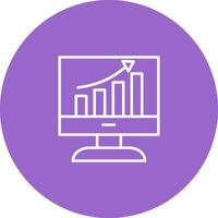 icône de vecteur de croissance d'entreprise