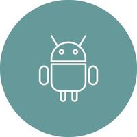 Android logo vecteur icône