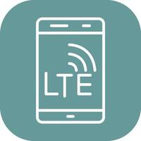 lte vecteur icône