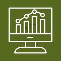 la finance graphique vecteur icône