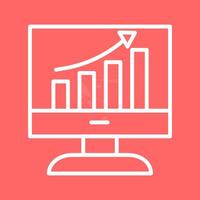 icône de vecteur de croissance d'entreprise