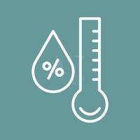 icône de vecteur d'humidité