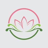 vecteur lotus fleur conception pour spa, yoga classe, Hôtel et recours