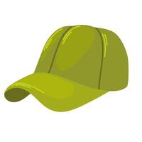 base-ball casquette. été Chapeaux pour enfants, voyage, des loisirs, camping, trekking et adultes. dessin animé vecteur illustration est isolé sur une blanc Contexte.