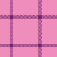 fil textile sans couture vérifier, traditionnel Contexte texture plaid. ruban en tissu vecteur modèle tartan dans rose et violet couleurs.