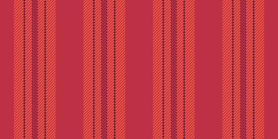 primaire sans couture Bande modèle, joyeux en tissu vecteur vertical. coloré textile texture Contexte lignes dans rouge et foncé couleurs.