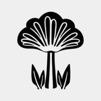 champignon icône vecteur isolé sur blanc arrière-plan, champignon signe