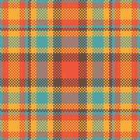 tartan plaid sans couture modèle Contexte. flanelle chemise tartan motifs. branché carrelage vecteur illustration pour papier peint