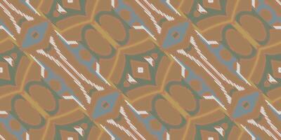 ethnique ikat tropical traditionnel modèle populaire antique Contexte. art graphique impression conception pour tapis en tissu texture textile fond d'écran Contexte toile de fond tapis. vecteur