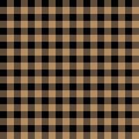 sans couture répéter lumière marron et noir buffle plaid modèle vecteur