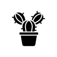 cactus icône vecteur conception modèle dans blanc Contexte