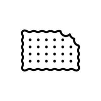 biscuit icône vecteur conception modèle dans blanc Contexte