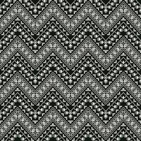 ethnique géométrique noir et blanc modèle. aztèque broderie géométrique zigzag forme sans couture modèle. aztèque géométrique modèle utilisation pour textile, Accueil décoration éléments, tapisserie, emballage, etc. vecteur
