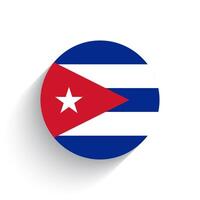 nationale drapeau de Cuba icône vecteur illustration isolé sur blanc Contexte.