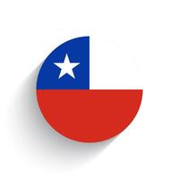 nationale drapeau de Chili icône vecteur illustration isolé sur blanc Contexte.