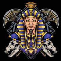 vecteur illustration de ancien pharaon