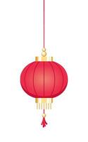 rouge pendaison chinois lanterne, lunaire Nouveau année et milieu de l'automne Festival décoration graphique. décorations pour le chinois Nouveau an. chinois lanterne festival. vecteur