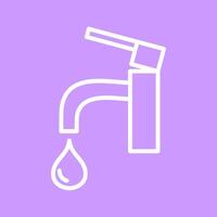 icône de vecteur de robinet d'eau