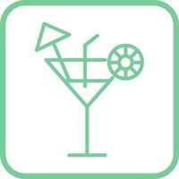 icône de vecteur de cocktail