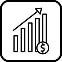 icône de vecteur de revenus