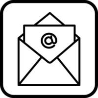 icône de vecteur d'emails