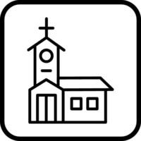 bâtiment église vecteur icône