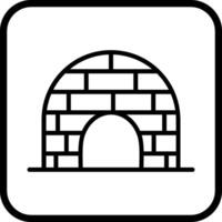 icône de vecteur d'igloo