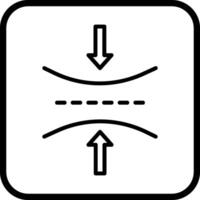 icône de vecteur d'élasticité