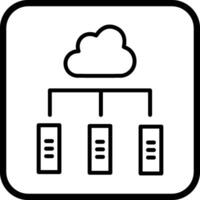 icône de vecteur de bibliothèque numérique