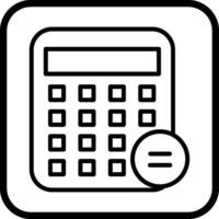 icône de vecteur de calculatrice d'entreprise