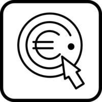 icône de vecteur de paiement par clic