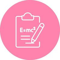 icône de vecteur de formule