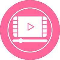 vidéo et animation vecteur icône