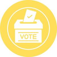 icône de vecteur de bulletin de vote