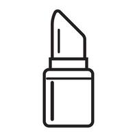 rouge à lèvres icône logo vecteur conception modèle