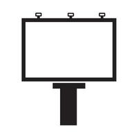 panneau d'affichage icône logo vecteur conception modèle