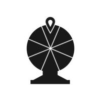 fortune filage roue icône vecteur conception modèle