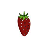fraise icône conception vecteur modèles