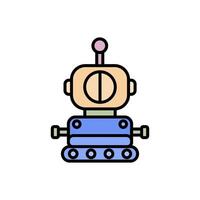 robot icône vecteur conception modèles