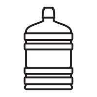 gallons et bouteille icône vecteur conception modèle