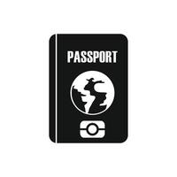 passeport icône vecteur conception modèle