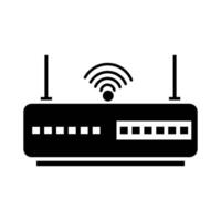 routeur icône vecteur conception modèle