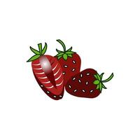fraise icône conception vecteur modèles