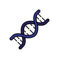 ADN icône vecteur conception modèles