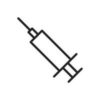 modèles de conception de vecteur icône seringue