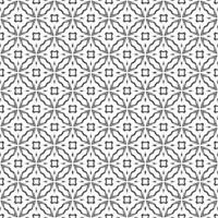 motif abstrait sans couture noir et blanc. arrière-plan et toile de fond. conception ornementale en niveaux de gris. vecteur