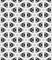 motif abstrait sans couture noir et blanc. arrière-plan et toile de fond. conception ornementale en niveaux de gris. vecteur